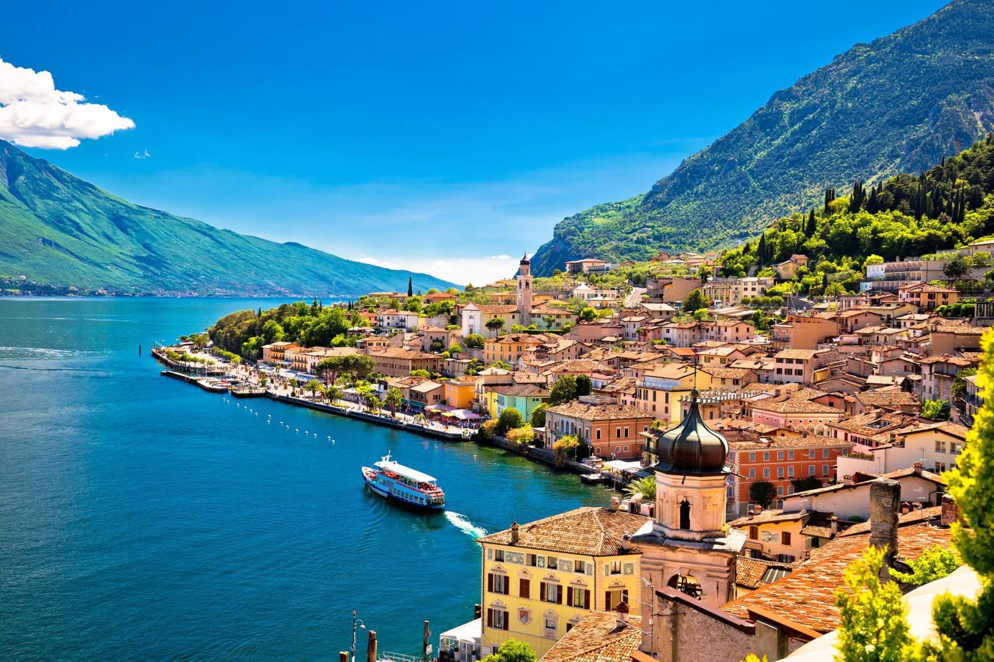 Spiaggia Azzurro -Lakeside With Terrace - Happy Rentals Toscolano Maderno Exteriör bild