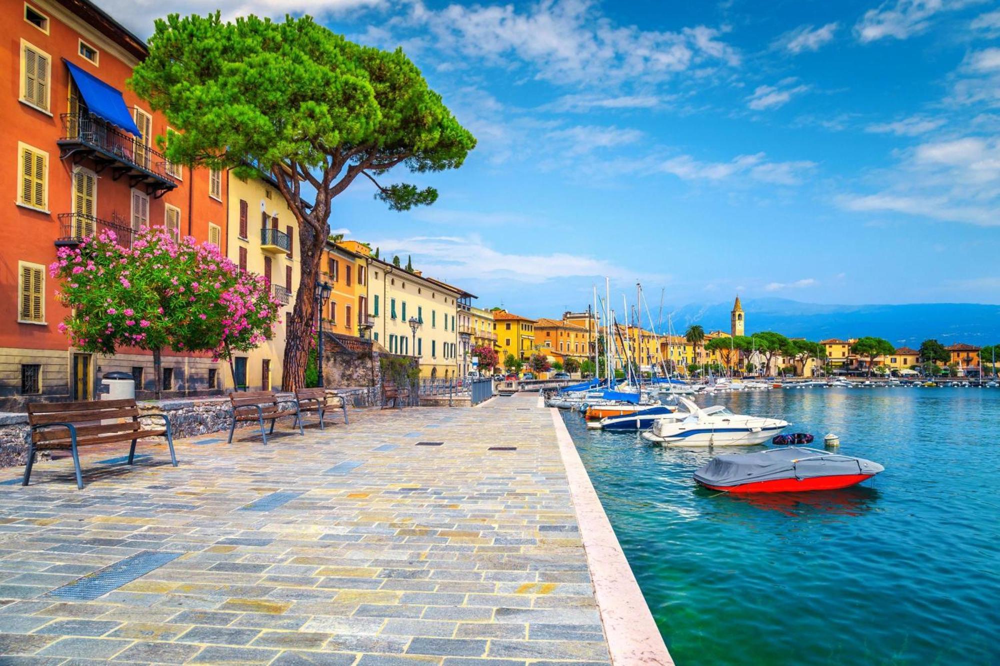 Spiaggia Azzurro -Lakeside With Terrace - Happy Rentals Toscolano Maderno Exteriör bild
